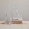 Hello Honey® 6.25" Clear Mini Glass Christmas Tree Décor